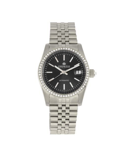 Empress Metallic Constance Automatic Bracelet Watch W/Date