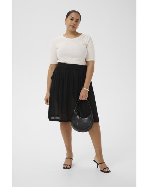 Kaffe Rok Kcjill Rok A-Shape in het Black