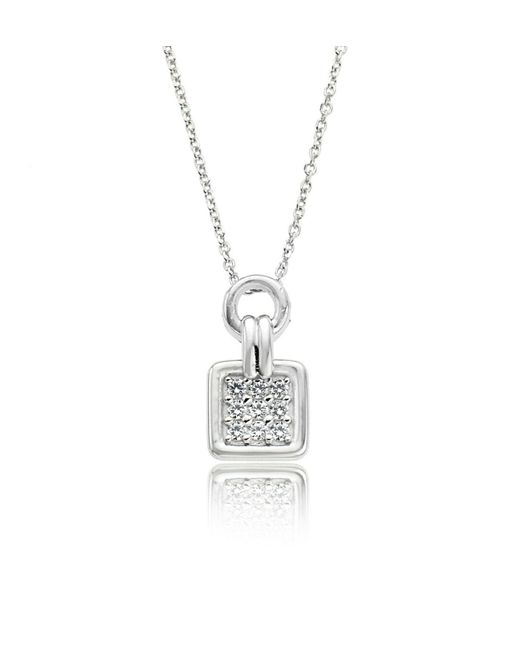 Orphelia Metallic 925 Sterling Chain With Pendant