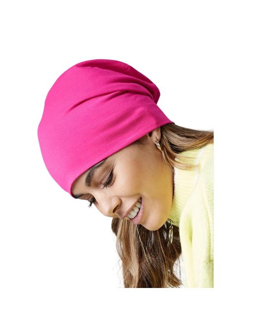 BEECHFIELD® Pink "Hemsedal" Mütze Schlabberig