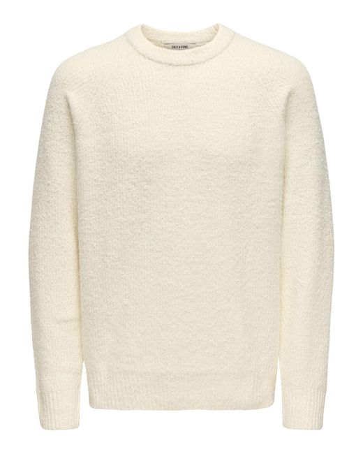 Only & Sons Pullover in Natural für Herren