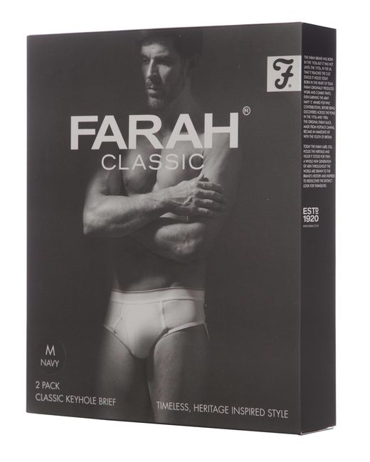 Farah Classic in het Black voor heren