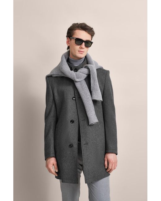 Bugatti Herren Wollmantel Mit Westenfake in Multicolor für Herren
