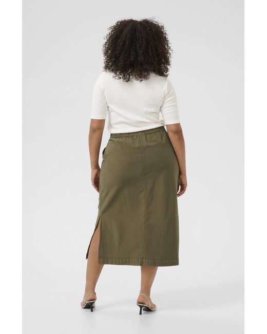 Kaffe Rok Loose Fit Grape Leaf in het Green