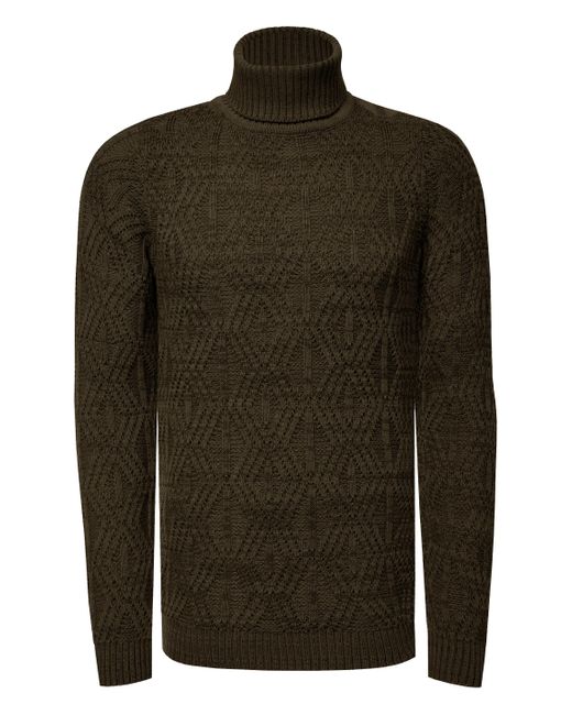 Rusty Neal Heather Chunky Coltrui in het Green voor heren