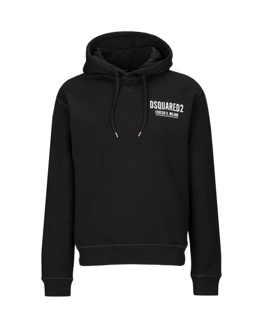 DSquared² Hoodie Ceresio 9 Cool in het Black voor heren