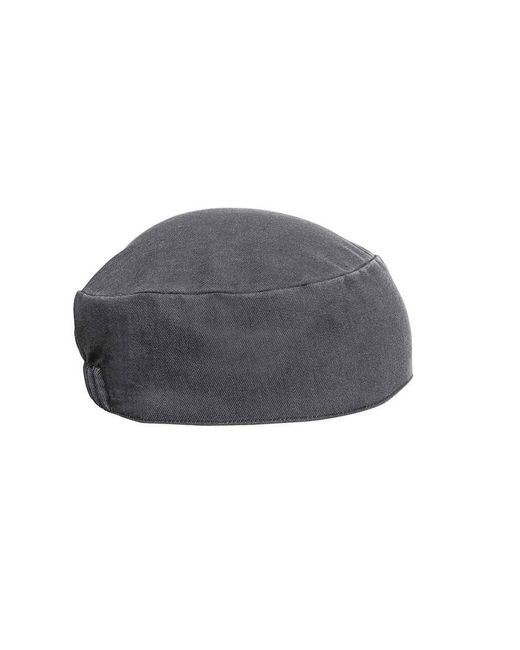 PREMIER Gray Denim Chef Skull Cap Denim)