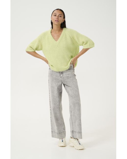 Kaffe Pullover Baggy Fit in het Green