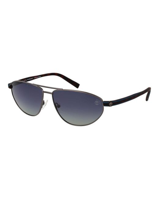 Timberland Blue Metal Sunglasses for men