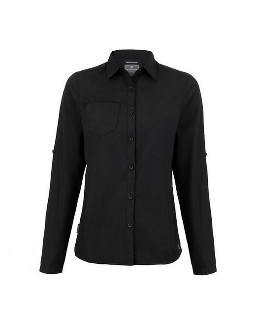 Craghoppers Black Ladies Expert Kiwi Long-Sleeved Shirt