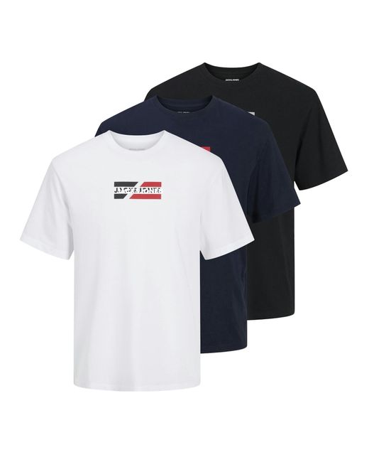 Jack & Jones T-shirt in het Blue voor heren