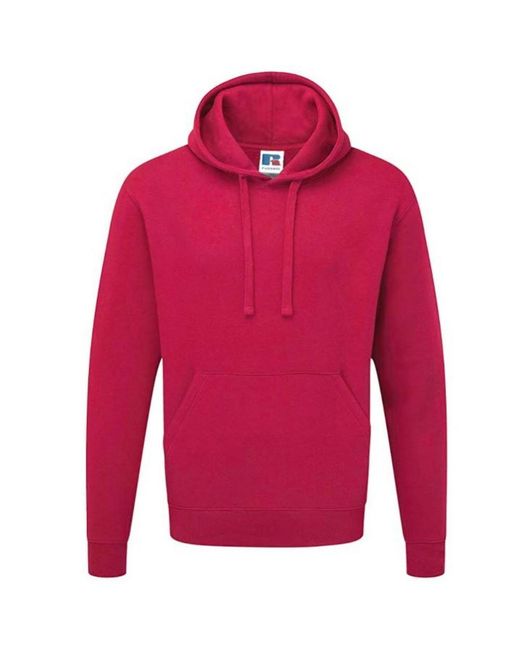 Russell Red Colour Hooded Sweatshirt Hoodie for men