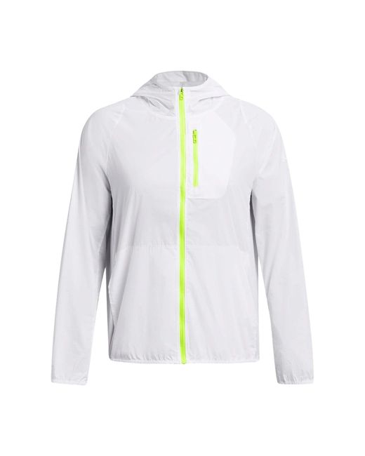 Under Armour Launch Lichtgewicht Jas (wit) in het White