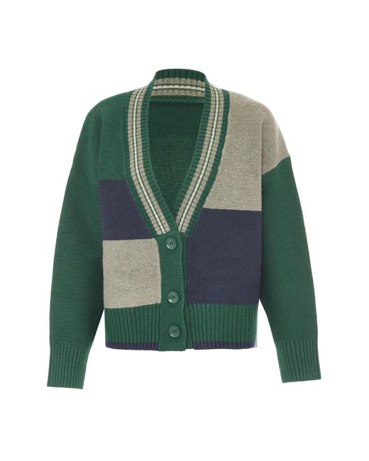 Dreimaster Green Strickjacke Frauen