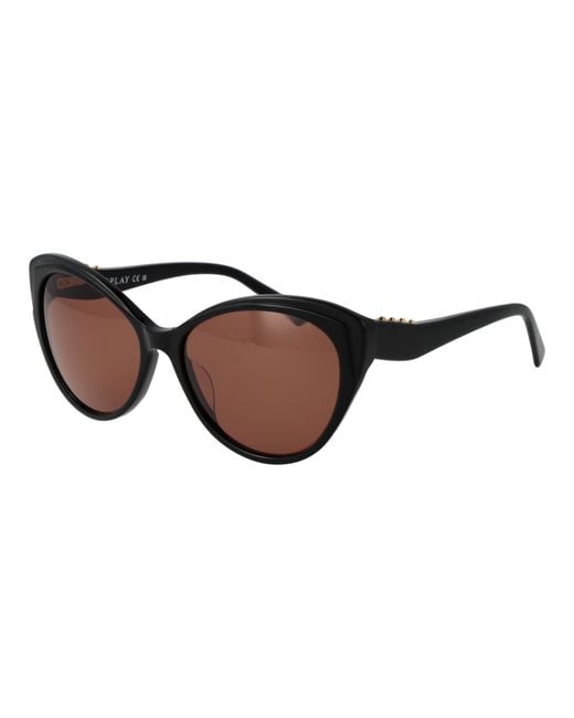 Replay Brown Plastic Sunglasses