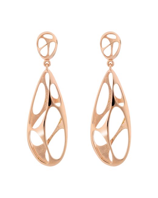 Orphelia Metallic 'Ava' 925 Sterling Drop Earrings
