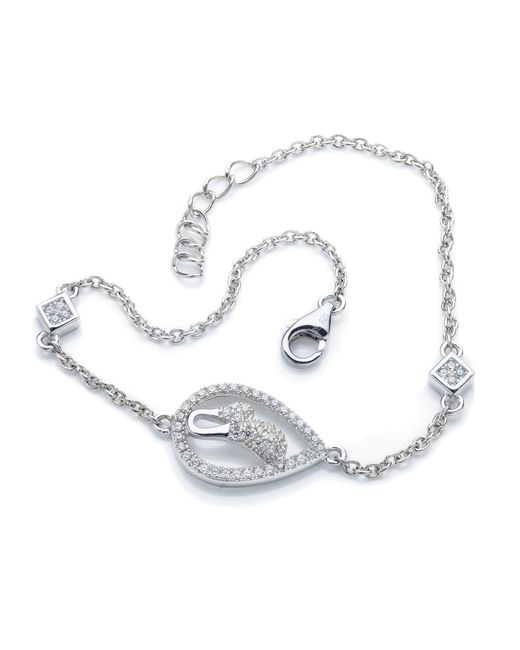 Orphelia White 925 Sterling Bracelet