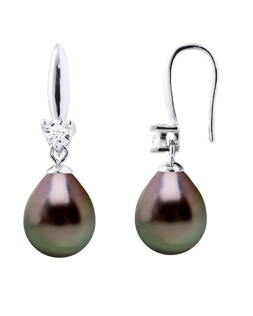Ateliers Saint Germain Brown Earrings 925 & Cubic Zirconia