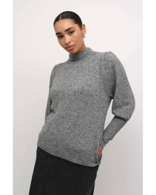 Kaffe Gray Strickpullover Regular Fit