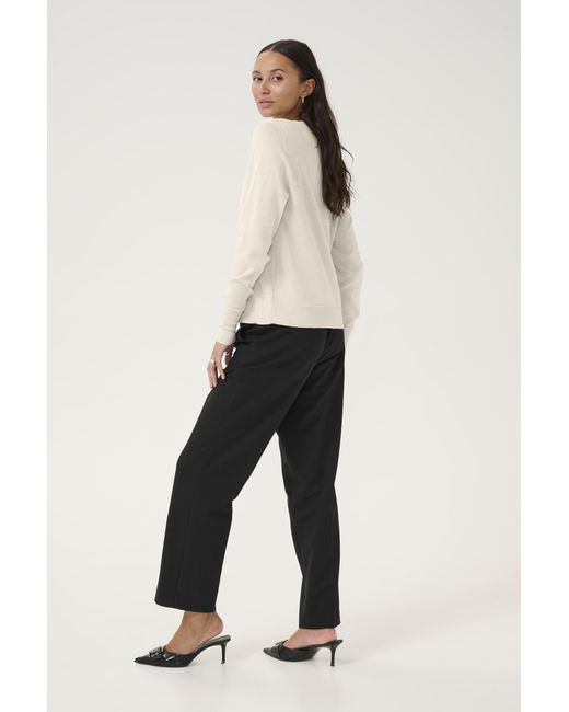 Kaffe Vest Regular Fit Sand in het Natural