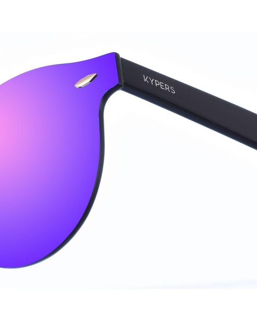 Kypers Purple Lua Oval-Shaped Nylon Sunglasses