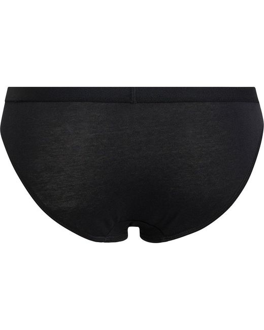 Calvin Klein Cavin Kein 000qf7403e Pantie Back Woan in Black Lyst