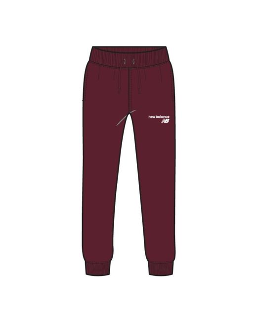 New Balance Classic Core Pants in Red for Men | Lyst