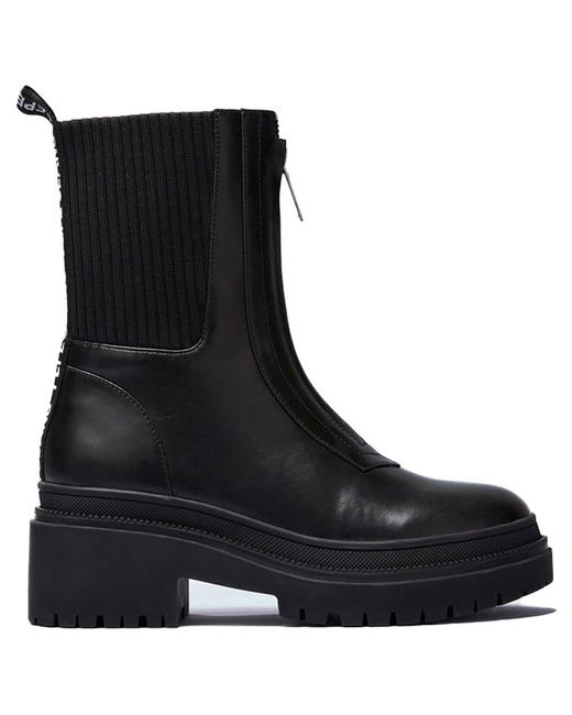 Pepe Jeans Rock Zip Boots in Black | Lyst