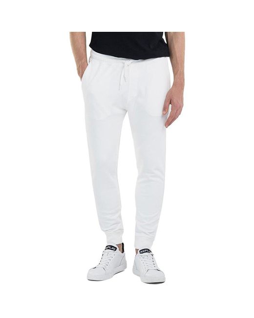 Replay Cotton M9848a.000.23158g.001 Pants in White for Men | Lyst