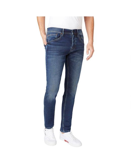 Pepe Jeans Denim Track Jeans in Denim (Blue) for Men | Lyst