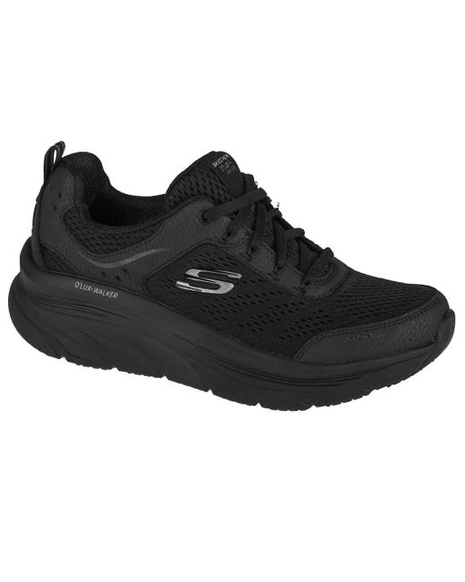 Skechers D ́lux Walker-infinite Motion 149023-bbk Sneakers in Black | Lyst