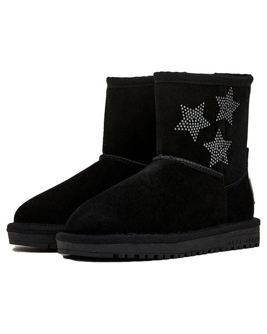 Pepe Jeans Suede Diss Girl Stars Boots in Black for Men | Lyst