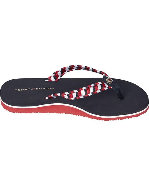 Tommy Hilfiger Synthetic Woven Webbing Sandals in Desert Sky (Blue) - Lyst