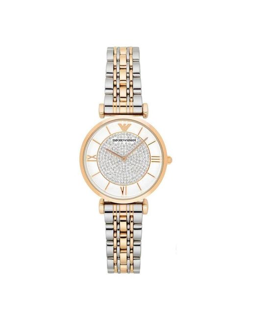 Armani Ar8031 Watch in Metallic | Lyst