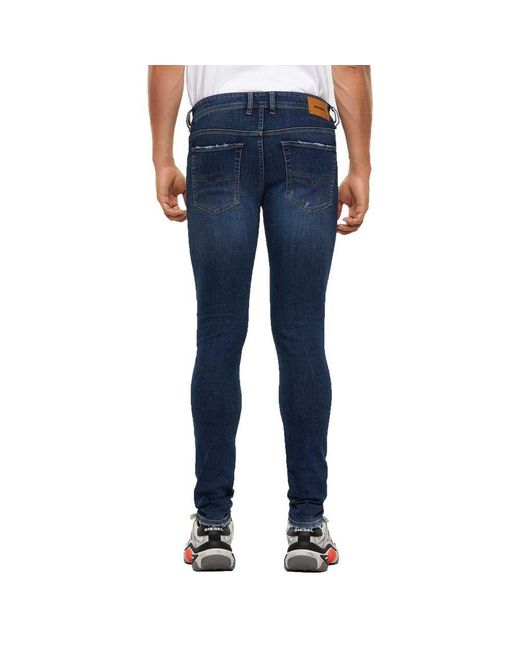 DIESEL Denim Sleenker-x L.30 Pantaloni Jeans in Denim (Blue) for Men - Save  9% - Lyst