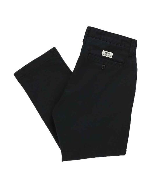 vans authentic chino stretch pant black