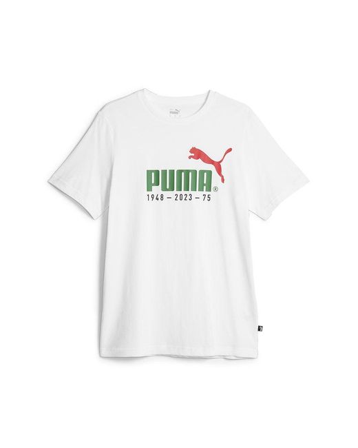 PUMA Pua No. 1 Ogo Ceebration Short Seeve T-shirt An in White for Men | Lyst