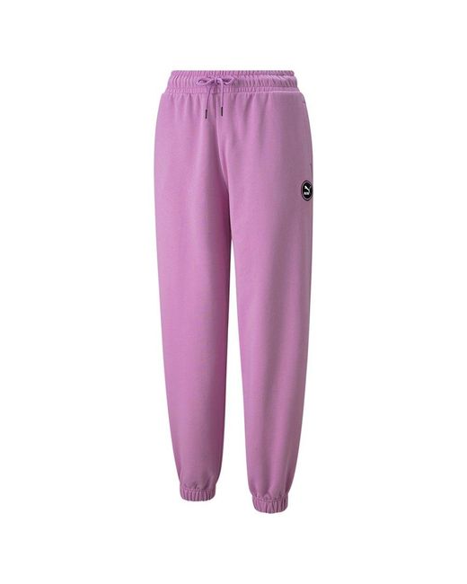 PUMA Felt Swxp Pants in Purple | Lyst