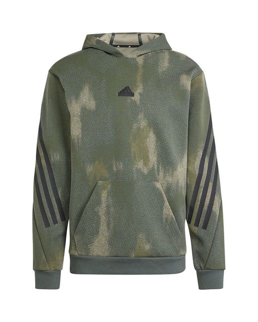 adidas Adida Future Icon 3 Tripe Hoodie / Reguar An in Green for Men | Lyst