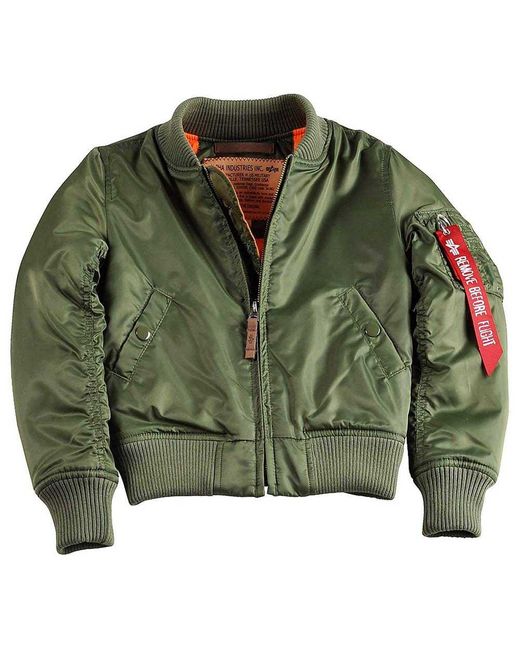 Alpha Industries Ma-1 Vf 59 Jacket in Green for Men | Lyst