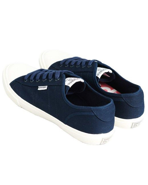 Superdry Vegan Low Pro Classic Trainers in Blue for Men | Lyst