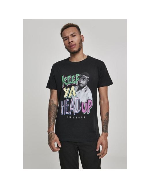 Mister Tee Ister Tee T shirt Tupac Keep Ya Head Up Back An in