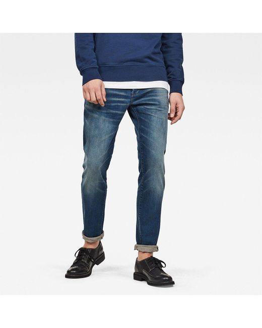 G-Star RAW Denim 3301 Slim Jeans in Blue for Men | Lyst