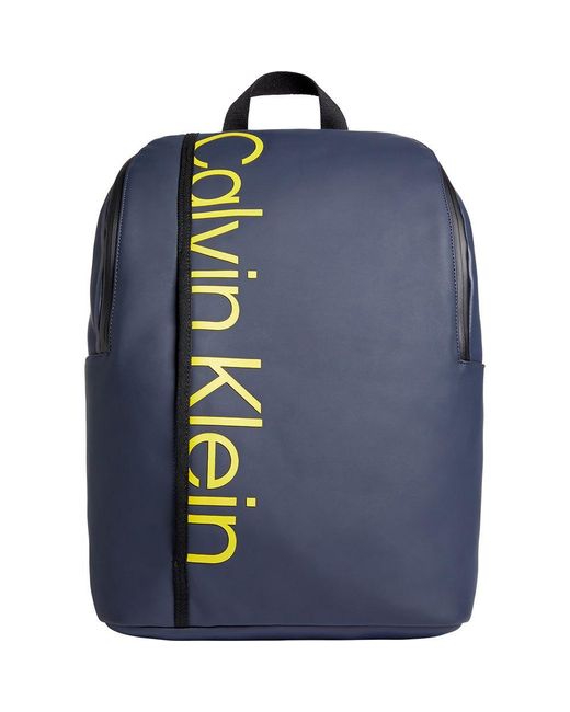 calvin klein navy backpack