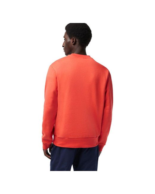 Lacoste Acoste Sh9608 Sweatshirt in Red for Men | Lyst