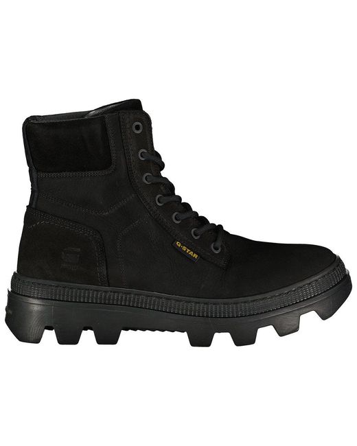 G-Star RAW Noxer High Nub Boots in Black for Men | Lyst