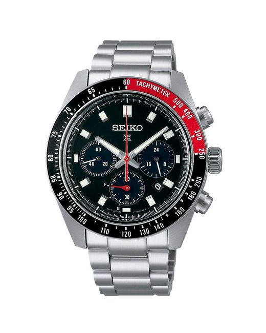 Seiko Metallic Prospex Speedtimer Crono Solar Watch
