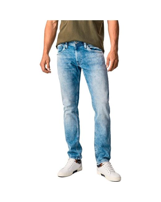 Pepe Jeans Denim Kingston Zip Jeans in Denim (Blue) for Men | Lyst