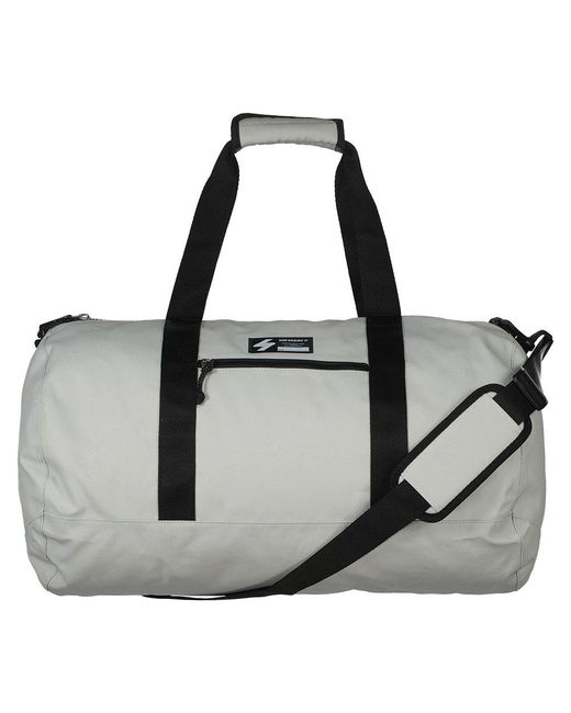 Superdry Synthetic Bode Barrel Bag in Grey (Gray) | Lyst