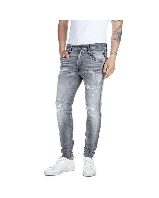 Replay Ma934q.000.199.244 Jeans in Gray for Men | Lyst